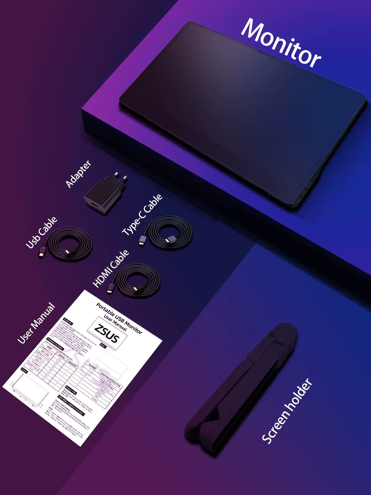 BARIX monitor package contents